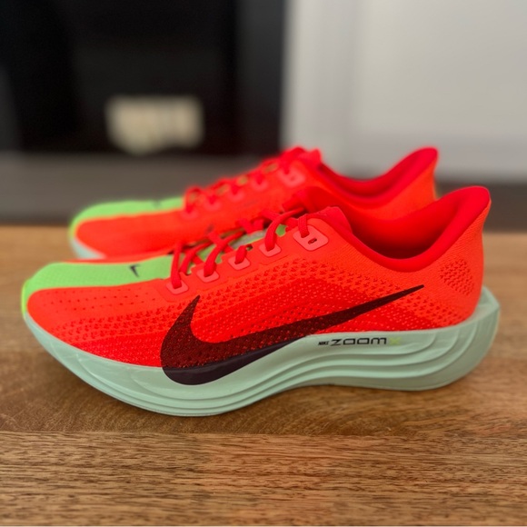 Size 10 - Nike Pegasus Plus - “Bright Crimson/Lime Blast” - (FQ7262-600)